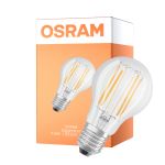 Osram LED Superstar E27 Gruszka Włókno Przezroczysty 7.5W 1055lm - 940 Zimna Biel | Najlepsze Renderowanie Kolorów - Ściemnianie - Zamienne 75W