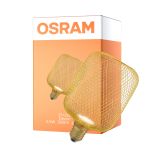 Osram Decor Mieszkanie Lamp In Metal Mieszkaniowy LED E27 Special Matowy Złoty 3.5W 300lm - 827 Bardzo Ciepła Biel | Zamienne 25W