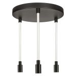 Ledvance Decor Glow Lampa Wisząca Czarny 28W 1400lm - 927 Bardzo Ciepła Biel | 400mm - Najlepsze Renderowanie Kolorów
