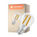 Ledvance Classic LED E27 Gruszka Włókno Przezroczysty 2.2W 470lm - 827 Bardzo Ciepła Biel | Ściemnianie - Zamienne 40W
