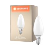 Ledvance Classic LED E14 Świeca Matowy 1.8W 250lm - 827 Bardzo Ciepła Biel | Zamienne 25W