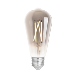 WiZ Smart LED E27 Edison Włókno Smoke 6.5W 400lm - 820-850 Przestrajalny Valkoinen | Ściemnianie - Zamienne 35W