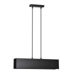 Emibig Lampa Wisząca Gentor Stal Czarny | Nadaje Się Do 2x E27 - Max 15W