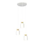 Emibig Lampa Wisząca Target Stal Valkoinen | Nadaje Się Do 3x E27 - Max 15W