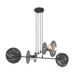 Emibig Lampa Wisząca Xotic Stal Czarny | Nadaje Się Do 4x E27 - Max 15W