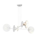 Emibig Lampa Wisząca Xotic Stal Valkoinen | Nadaje Się Do 4x E27 - Max 15W