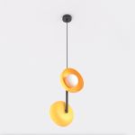Emibig Lampa Wisząca Vanila Stal Pomarańczowy | Nadaje Się Do 2x G9 - Max 8W