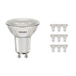 Opakowanie 10x Noxion LED Spot GU10 PAR16 4.6W 420lm 36D - 840 Zimna Biel | Ściemnianie - Zamienne 50W