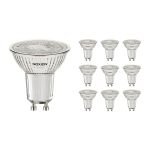 Opakowanie 10x Noxion PerfectColor LED Spot GU10 PAR16 4W 345lm 36D - 940 Zimna Biel | Najlepsze renderowanie kolorów - Ściemnianie - Zamienne 50W
