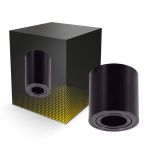 Bright Choice LED Spot Czarny Okrągła | IP20 - GU10 Fitting