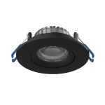 Noxion LED Spot Ares Uchylny Czarny 6W 540lm 927-940 3CCT | Aukko 68mm