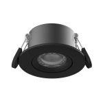 Noxion LED Spot Ares Firerated 6W 540lm 927-940 3CCT- Uchylny Czarny| Aukko 68mm