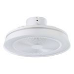 Eglo Wentylator Sufitowy Vallonia 1 ABS Valkoinen 31.7W 3200lm - 827-865 Przestrajalny Valkoinen + RGB | Ściemnianie