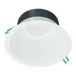 Philips LED Downlight Coreline DN142B Aluminium Valkoinen 9.8W 1200lm 60D - 840 Zimna Biel | Aukko 155mm - IP54 - Valkoinen Reflektor