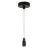 Ledvance Decor Glow Lampa Wisząca Czarny 9W 450lm - 927 Bardzo Ciepła Biel | 140mm - Najlepsze Renderowanie Kolorów