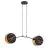 Emibig Lampa Wisząca Motif Stal Czarny | Nadaje Się Do 2x E27 - Max 15W