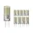Opakowanie 10x Noxion Bolt LED Capsule G9 4.8W 600lm - 827 Bardzo Ciepła Biel | Zamienne 50W