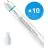Opakowanie 10x Philips Rura LED T8 MASTER Value (EM/Mains) Ultra Output 23W 3700lm - 865 Światło dzienne | 150cm - Zamienne 58W