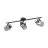 Eglo Lampa sufitowa Berregas Stal Czarny Chrome | IP20 - Nadaje Się Do 3x E27 