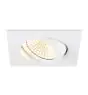 SLV New Tria 68 Spot Aluminium Valkoinen Plac 11W 700lm 60D - 918-930 Dim To Warm | Aukko 68mm - Najlepsze Renderowanie Kolorów