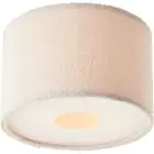 Brilliant Teddy Lampa sufitowa Metal Tekstyl Beige | 350mm - Nadaje Się Do 2x E27