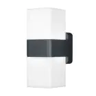 Ledvance Smart+ Wifi Światło Ścienne Szary Up & Down - Zewnętrzna - 13.5W 950lm - 830 Ciepła Biel | RGBW - Ściemnianie