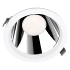 Ledvance LED Downlight Comfort Opal Aluminium 18W/15W/12W 2160lm/1800lm/1440lm 95D - 930-940 CCT | Aukko 200mm - IP44 - Najlepsze Renderowanie Kolorów - Dali Ściemnianie