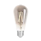 WiZ Smart LED E27 Edison Włókno Smoke 6.5W 400lm - 820-850 Przestrajalny Valkoinen | Ściemnianie - Zamienne 35W