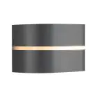 Nordlux Sibelis Światło Ścienne Aluminium Szary | IP44 - Nadaje Się Do E27