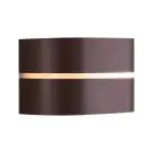 Nordlux Sibelis Światło Ścienne Aluminium Brązowy | IP44 - Nadaje Się Do E27