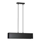 Emibig Lampa Wisząca Gentor Stal Czarny | Nadaje Się Do 2x E27 - Max 15W