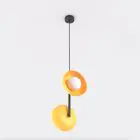 Emibig Lampa Wisząca Vanila Stal Pomarańczowy | Nadaje Się Do 2x G9 - Max 8W