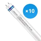 Opakowanie 10x Philips Rura LED T8 MASTER (HF) High Output 14W 2000lm - 830 Ciepła Biel | 120cm - Zamienne 36W