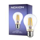 Noxion Lucent Włókno LED E27 Gruszka Przezroczysty 4.5W 470lm - 827 Bardzo Ciepła Biel | Zamienne 40W