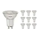 Opakowanie 10x Noxion PerfectColor LED Spot GU10 PAR16 4W 345lm 36D - 940 Zimna Biel | Najlepsze renderowanie kolorów - Ściemnianie - Zamienne 50W