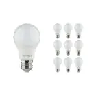 Opakowanie 10x Noxion Lucent Classic LED E27 Gruszka Matowy 4.9W 480lm - 840 Zimna Biel | Zamienne 40W