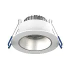 Noxion LED Spot Ares Głęboki Valkoinen 6W 540lm 927-940 3CCT - Z Inner Pierścień Srebro | Aukko 68mm