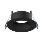 Noxion LED Spot Ares Głęboki ring Czarny - Z Inner Pierścień Czarny | Aukko 68mm - incl. GU10 Fitting