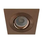 Noxion Wpuszczany Spot Boxi MR16 Uchylny Złoty | Aukko 80mm - IP20 - incl. GU10 Trzonek 